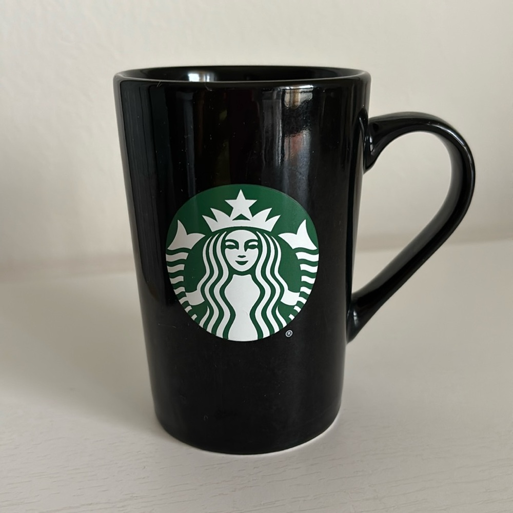 Starbucks Black 2020 Mermaid Logo Ceramic Coffee Mug Tea Cup